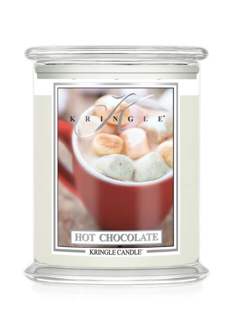 Kringle Candle Hot Chocolate - duża świeca zapachowa 3 knoty 624 g