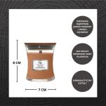 Santal Myrrh - Woodwick - mała świeca z drewnianym knotem - nowość 2023 - 2