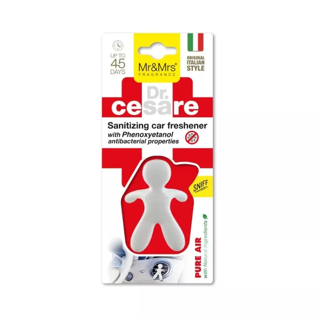 Pure Air - Mr & Mrs Fragrance - zapach odświeżacz do samochodu + dezynfekcja CESARE