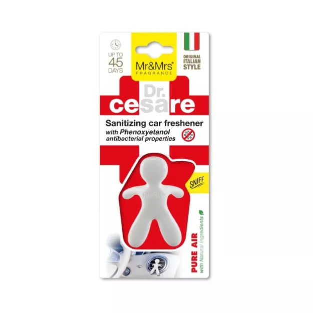 Pure Air - Mr & Mrs Fragrance - zapach odświeżacz do samochodu + dezynfekcja CESARE