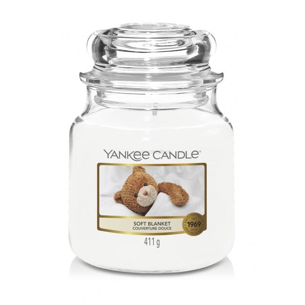 Soft Blanket Yankee Candle - średnia świeca zapachowa