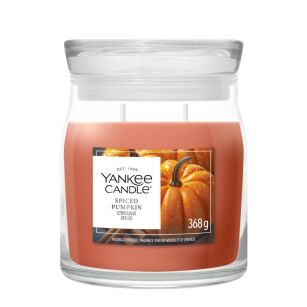 Yankee Candle Spiced Pumpkin - średnia świeca zapachowa 368g