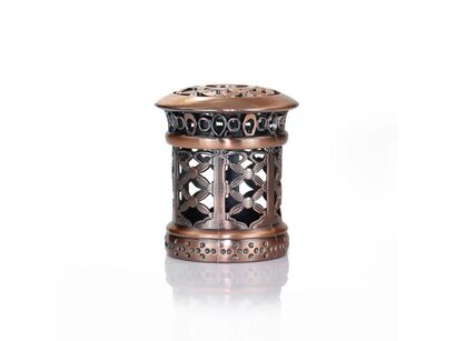 Henry (Copper) - Ashleigh & Burwood - duża rustykalna korona/nakładka do lampy zapachowej