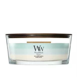 WoodWick Driftwood Shores - świeca zapachowa elipsa Trilogy 453g