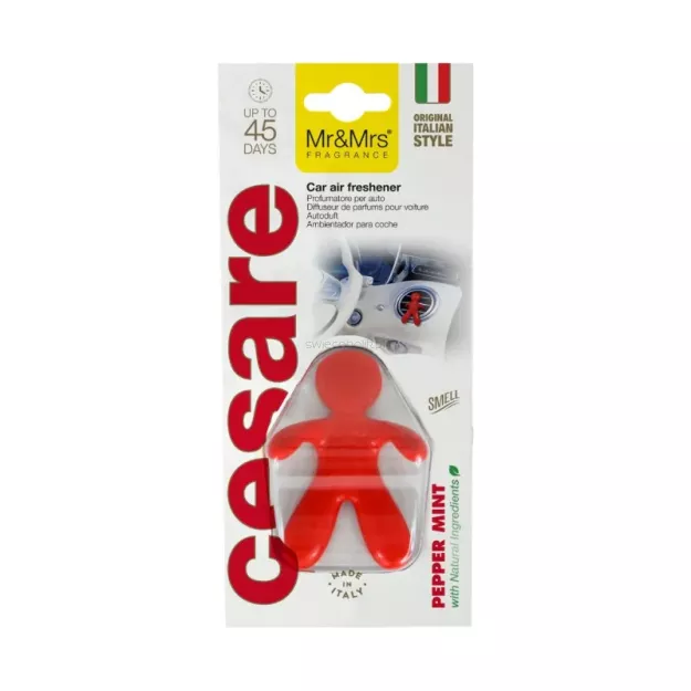 Peppermint - Mr & Mrs Fragrance - zapach odświeżacz do samochodu CESARE