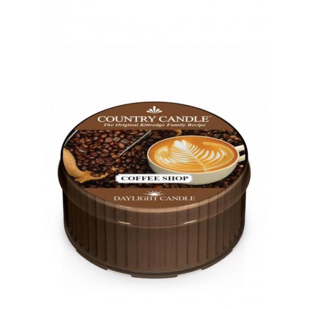 Coffee Shop  - Country Candle - mała świeca zapachowa daylight (35g)