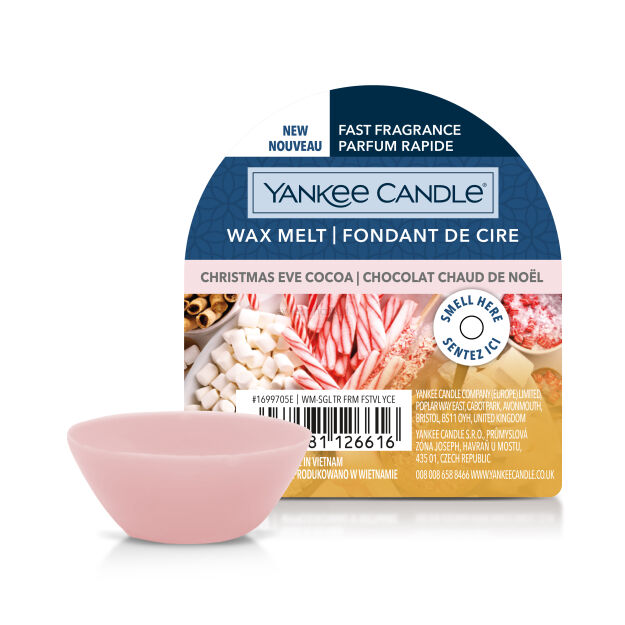 Christmas Eve Cocoa - Yankee Candle - wosk zapachowy