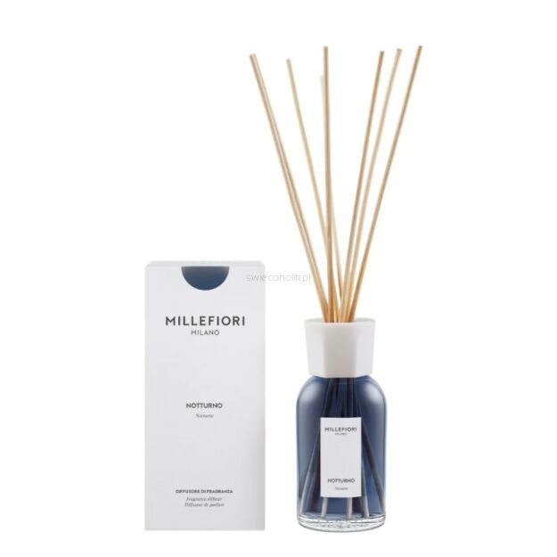 Millefiori Milano Notturno - dyfuzor zapachowy z patyczkami 250 ml