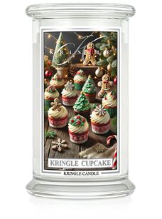 Kringle Cupcake - Kringle Candle - duża świeca z dwoma knotami (624g)