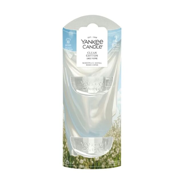 Yankee Candle Clean Cotton - uzupełniacz do odświeżacza elektrycznego