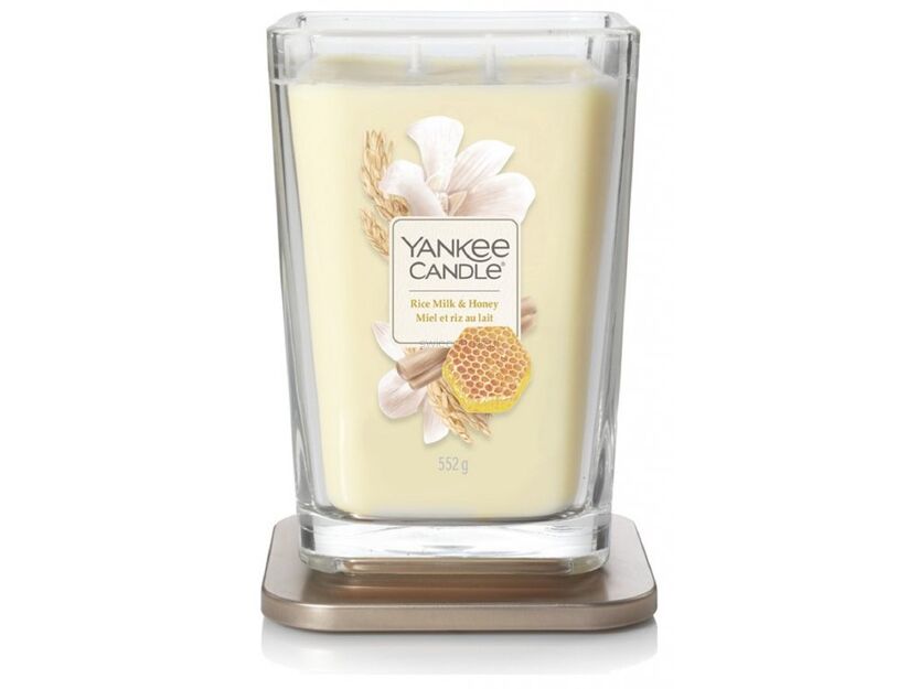 Rice Milk & Honey- Yankee Candle Elevation - duża świeca zapachowa