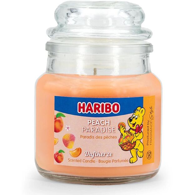Peach Paradise - Haribo - świeca zapachowa 85g