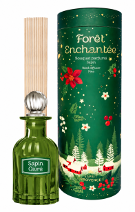 Esprit Provence Mroźna Jodła (Sapin Givré) - dyfuzor zapachowy z patyczkami 100 ml w świątecznym pudełku
