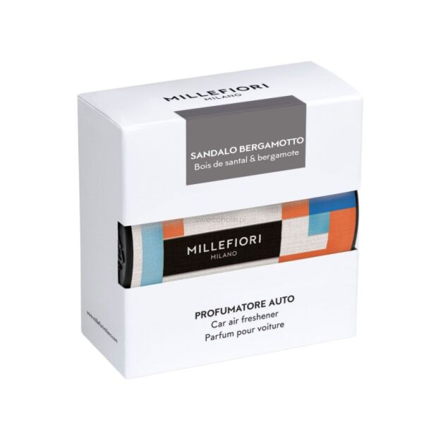 Sandalo Bergamotto - Orange - Millefiori - Zapach do samochodu 
