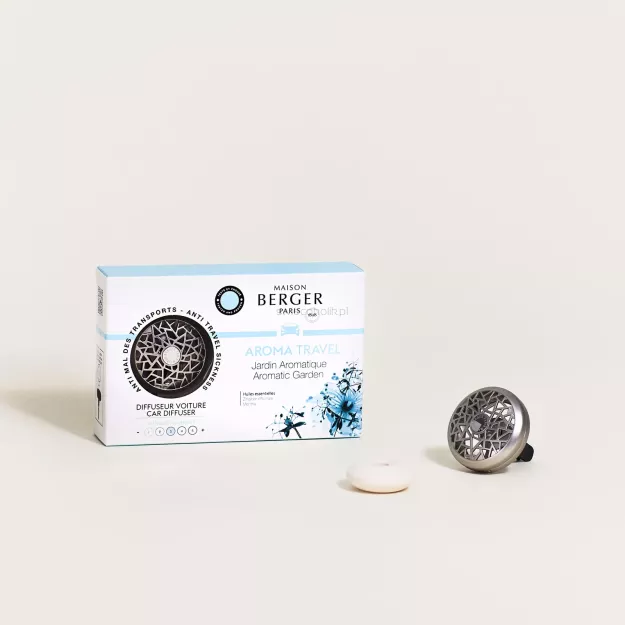 Maison Berger Aroma Travel - dyfuzor zapach samochodowy z wkładem Aromatic Garden