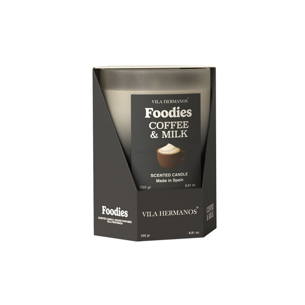 Coffee & Milk - Vila Hermanos - świeca zapachowa 250g - seria Foodies