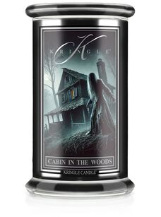 Cabin in the Woods - Kringle Candle - duża świeca z dwoma knotami (624g) - seria Halloween