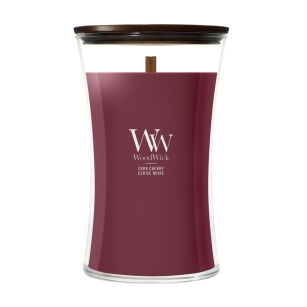 WoodWick Dark Cherry duża świeca zapachowa 610 g