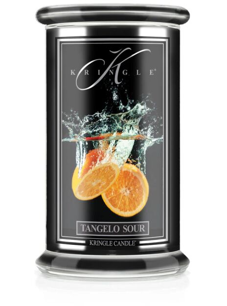 Tangelo Sour - Kringle Candle - duża świeca z dwoma knotami (624g) - seria Reserve