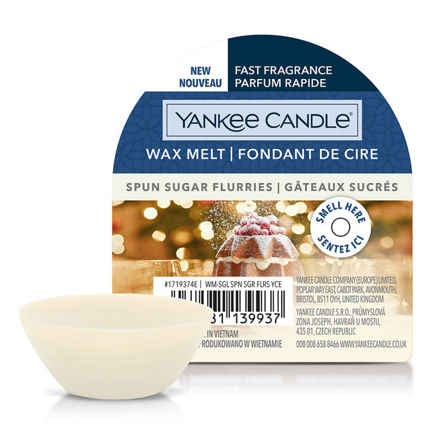 Spun Sugar Flurries - Yankee Candle - wosk zapachowy - nowość 2022