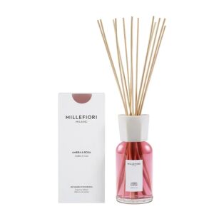 Millefiori Milano Ambra & Rosa - dyfuzor zapachowy z patyczkami 500 ml