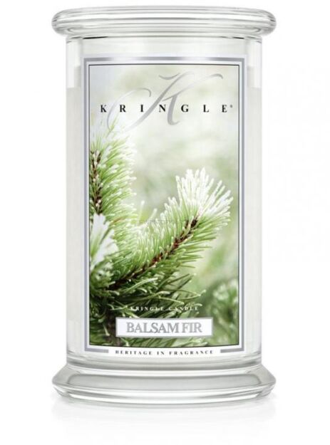 Balsam Fir - Kringle Candle-duży, klasyczny słoik (624g) z 2 knotami