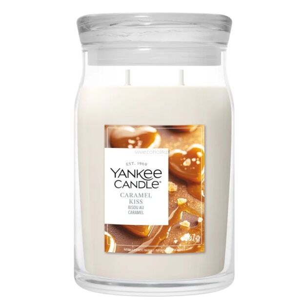 Yankee Candle Caramel Kiss – duża świeca zapachowa 567 g