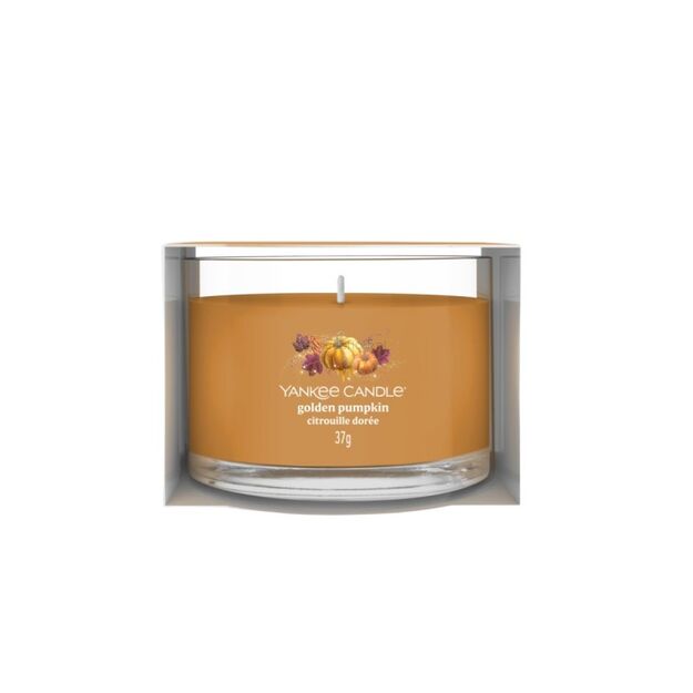 Golden Pumpkin - Yankee Candle Signature - mini świeca zapachowa - nowość 2025