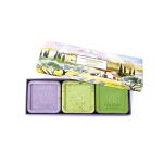 Zestaw prezentowy mydeł peelingujących z oliwą z Prowansji 3 × 100 g | Esprit Provence - 2