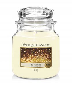 All Is Bright - Yankee Candle - średnia świeca zapachowa
