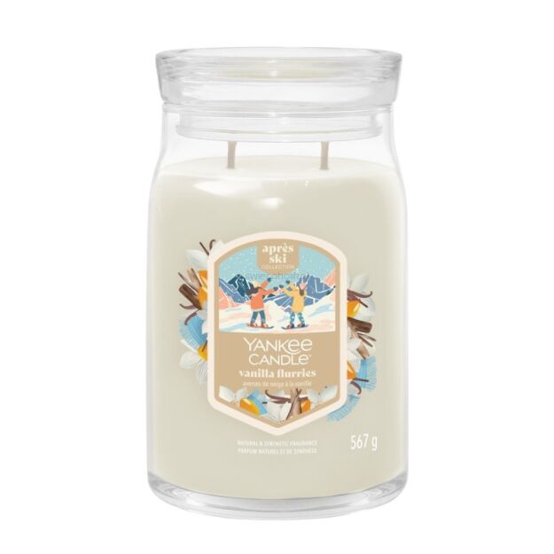 Vanilla Flurries - Yankee Candle Signature - duża świeca zapachowa 