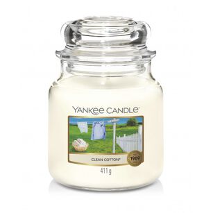 Clean Cotton Yankee Candle - średnia świeca