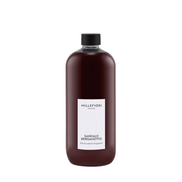 Sandalo Bergamotto  Millefiori- uzupełniacz do pałeczek zapachowych 500 ml- seria Natural