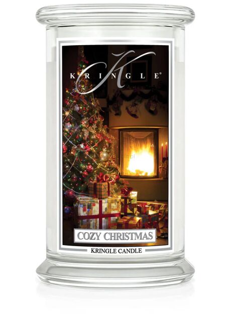 Cozy Christmas - Kringle Candle - duża świeca z dwoma knotami (624g)