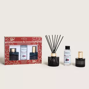 Maison Berger Paris Hypnotic Oud Celebration - świąteczny zestaw mini dyfuzor + perfumy do wnętrz