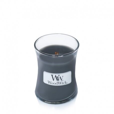  WoodWick - Evening Bonfire - mała świeca zapachowa z drewnianym knotem