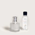 Zestaw prezentowy - Maison Berger - lampa katalityczna Illusion Frosted  + esencja Black Angelica 250 ml - 2