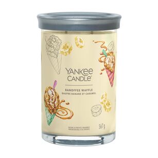 Banoffee Waffle - Yankee Candle Signature - świeca tumbler z dwoma knotami