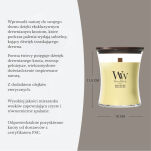 WoodWick Yuzu & Vetiver średnia świeca zapachowa 275 g - 2