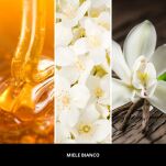 Miele Bianco - Millefiori Milano - zestaw prezentowy dyfuzor zapachowy z patyczkami 250ml  - 2