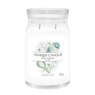 Baby Powder - Yankee Candle Signature - duża świeca z dwoma knotami - nowość 2022