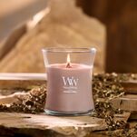 Patchouli Creme - Woodwick - średnia świeca zapachowa z drewnianym knotem - nowość 2025 - 4