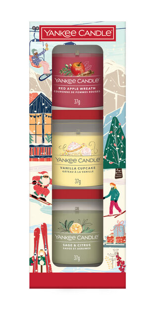 Apres Ski - Holiday Party - Yankee Candle - zestaw prezentowy 3 świece mini - nowość 2025