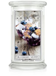 Blueberry Muffin - Kringle Candle - duża świeca z dwoma knotami (624g)