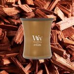 Volcanic Orris - Woodwick - średnia świeca zapachowa z drewnianym knotem - nowość 2025 - 5