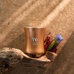 Volcanic Orris - Woodwick - średnia świeca zapachowa z drewnianym knotem  - 7