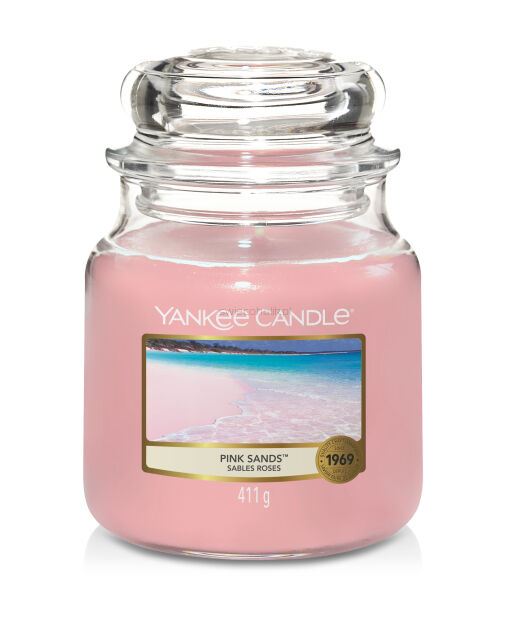 Pink Sands Yankee Candle - średnia świeca zapachowa