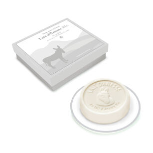 Zestaw prezentowy – mydło z mlekiem oślim BIO i mydelniczka | Esprit Provence