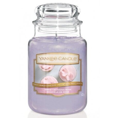Sweet Morning Rose Yankee Candle - duża świeca zapachowa