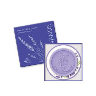 Zestaw prezentowy lawenda AOP mydło 100 g + mydelniczka Esprit Provence